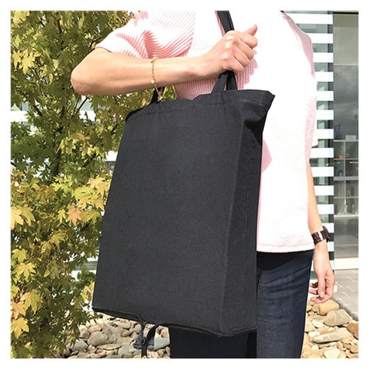 Foldable Calico Bag Lifestyle
